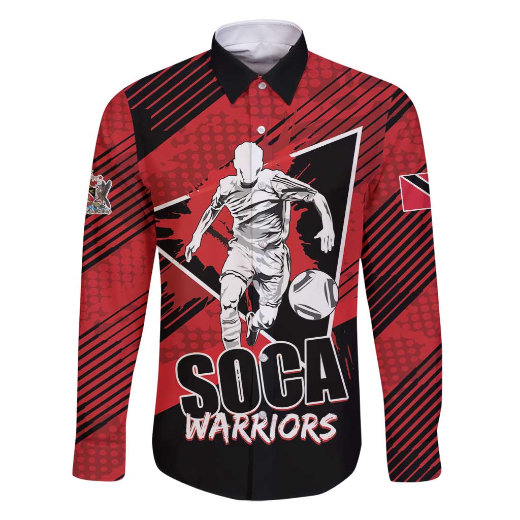 Custom Trinidad and Tobago Football Family Matching Tank Maxi Dress and Hawaiian Shirt Soca Warriors In My Heart