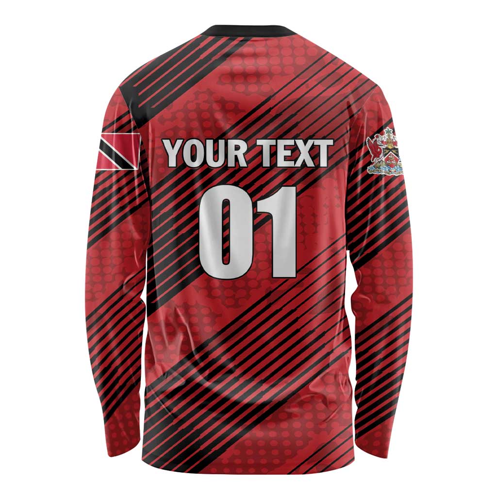 Custom Trinidad and Tobago Football Long Sleeve Shirt Soca Warriors In My Heart