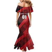 Custom Trinidad and Tobago Football Mermaid Dress Soca Warriors In My Heart