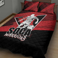 Trinidad and Tobago Football Quilt Bed Set Soca Warriors In My Heart