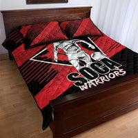 Trinidad and Tobago Football Quilt Bed Set Soca Warriors In My Heart