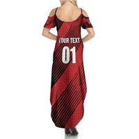 Custom Trinidad and Tobago Football Summer Maxi Dress Soca Warriors In My Heart