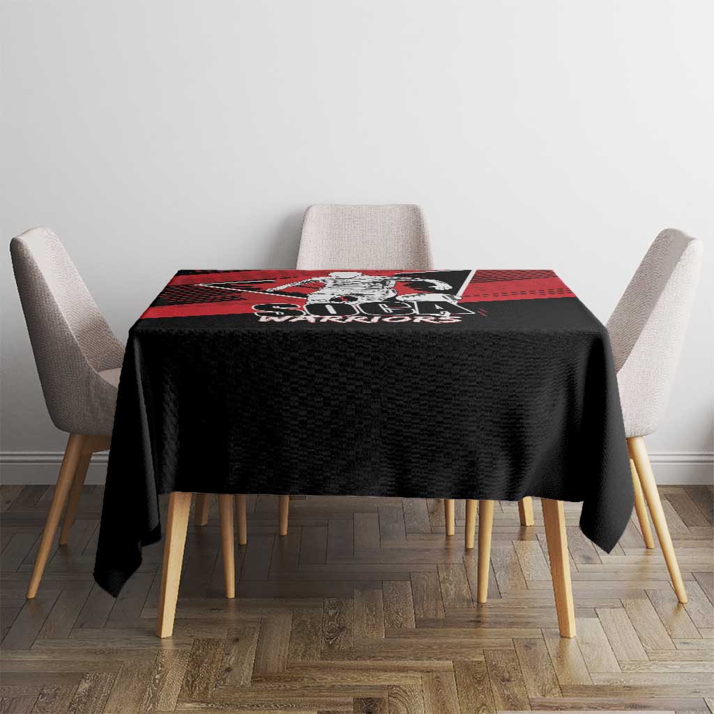 Trinidad and Tobago Football Tablecloth Soca Warriors In My Heart