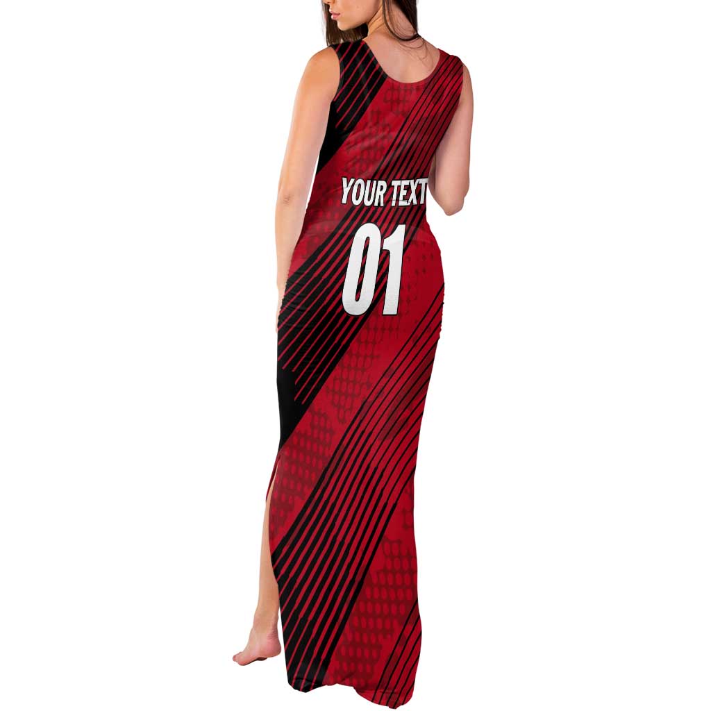 Custom Trinidad and Tobago Football Tank Maxi Dress Soca Warriors In My Heart