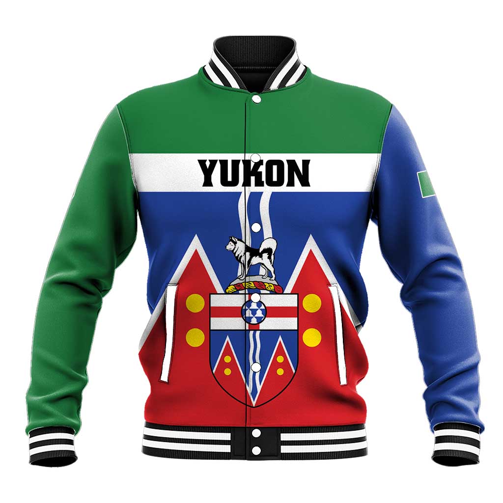 Personalized Canada Yukon Territories Baseball Jacket Larger Than Life