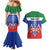 Personalized Canada Yukon Territories Couples Matching Mermaid Dress and Hawaiian Shirt Larger Than Life