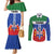 Personalized Canada Yukon Territories Couples Matching Mermaid Dress and Long Sleeve Button Shirt Larger Than Life