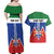 Personalized Canada Yukon Territories Couples Matching Off Shoulder Maxi Dress and Hawaiian Shirt Larger Than Life
