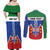 Personalized Canada Yukon Territories Couples Matching Off Shoulder Maxi Dress and Long Sleeve Button Shirt Larger Than Life