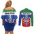 Personalized Canada Yukon Territories Couples Matching Off Shoulder Short Dress and Long Sleeve Button Shirt Larger Than Life