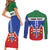 Personalized Canada Yukon Territories Couples Matching Short Sleeve Bodycon Dress and Long Sleeve Button Shirt Larger Than Life