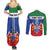 Personalized Canada Yukon Territories Couples Matching Summer Maxi Dress and Long Sleeve Button Shirt Larger Than Life