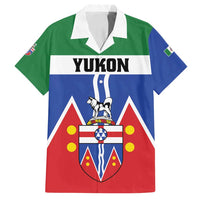 Personalized Canada Yukon Territories Family Matching Long Sleeve Bodycon Dress and Hawaiian Shirt Larger Than Life