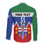 Personalized Canada Yukon Territories Family Matching Off The Shoulder Long Sleeve Dress and Hawaiian Shirt Larger Than Life