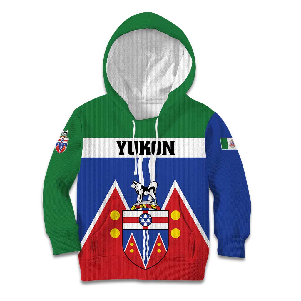 Personalized Canada Yukon Territories Kid Hoodie Larger Than Life