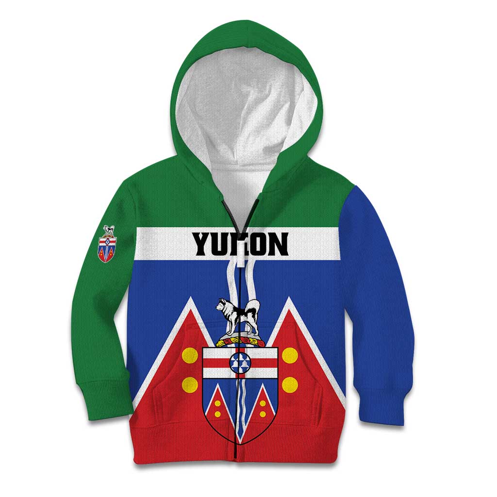 Personalized Canada Yukon Territories Kid Hoodie Larger Than Life