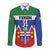 Personalized Canada Yukon Territories Long Sleeve Button Shirt Larger Than Life