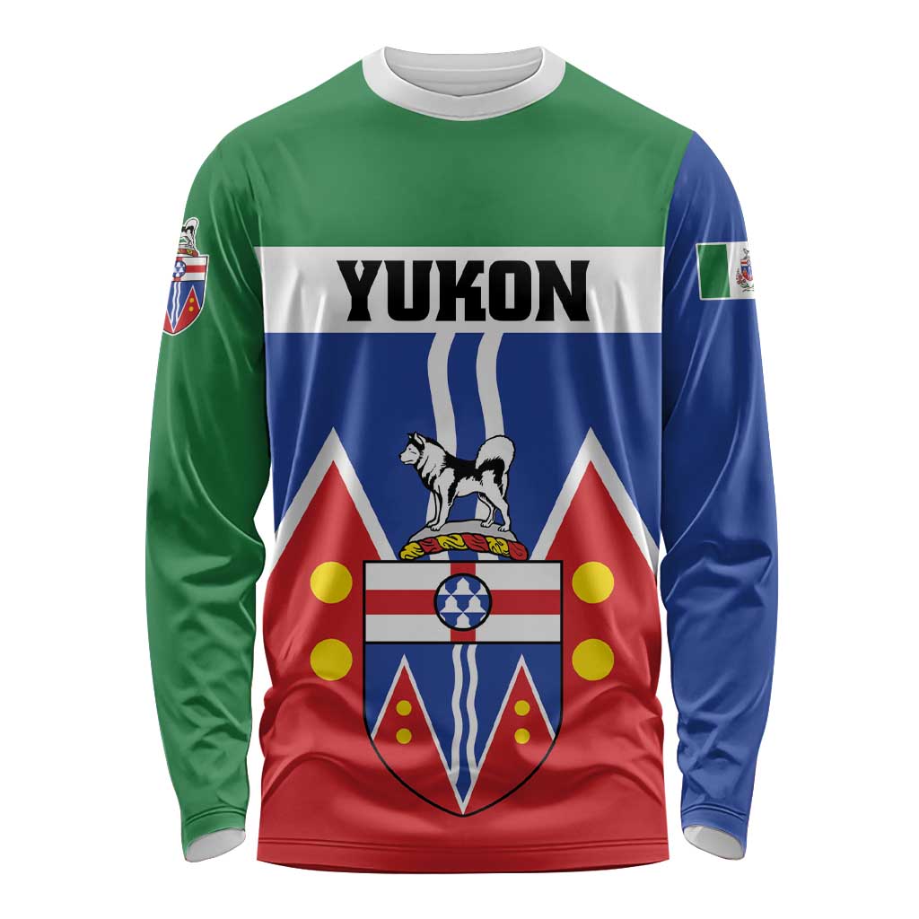 Personalized Canada Yukon Territories Long Sleeve Shirt Larger Than Life