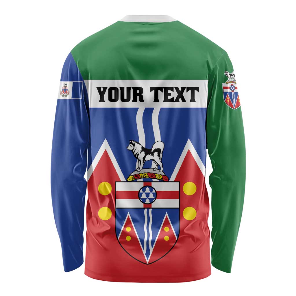Personalized Canada Yukon Territories Long Sleeve Shirt Larger Than Life