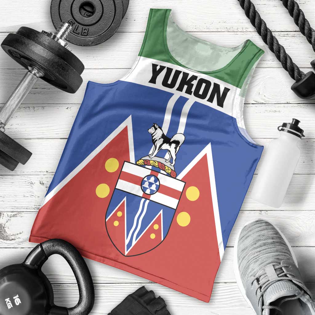 Personalized Canada Yukon Territories Men Tank Top Larger Than Life