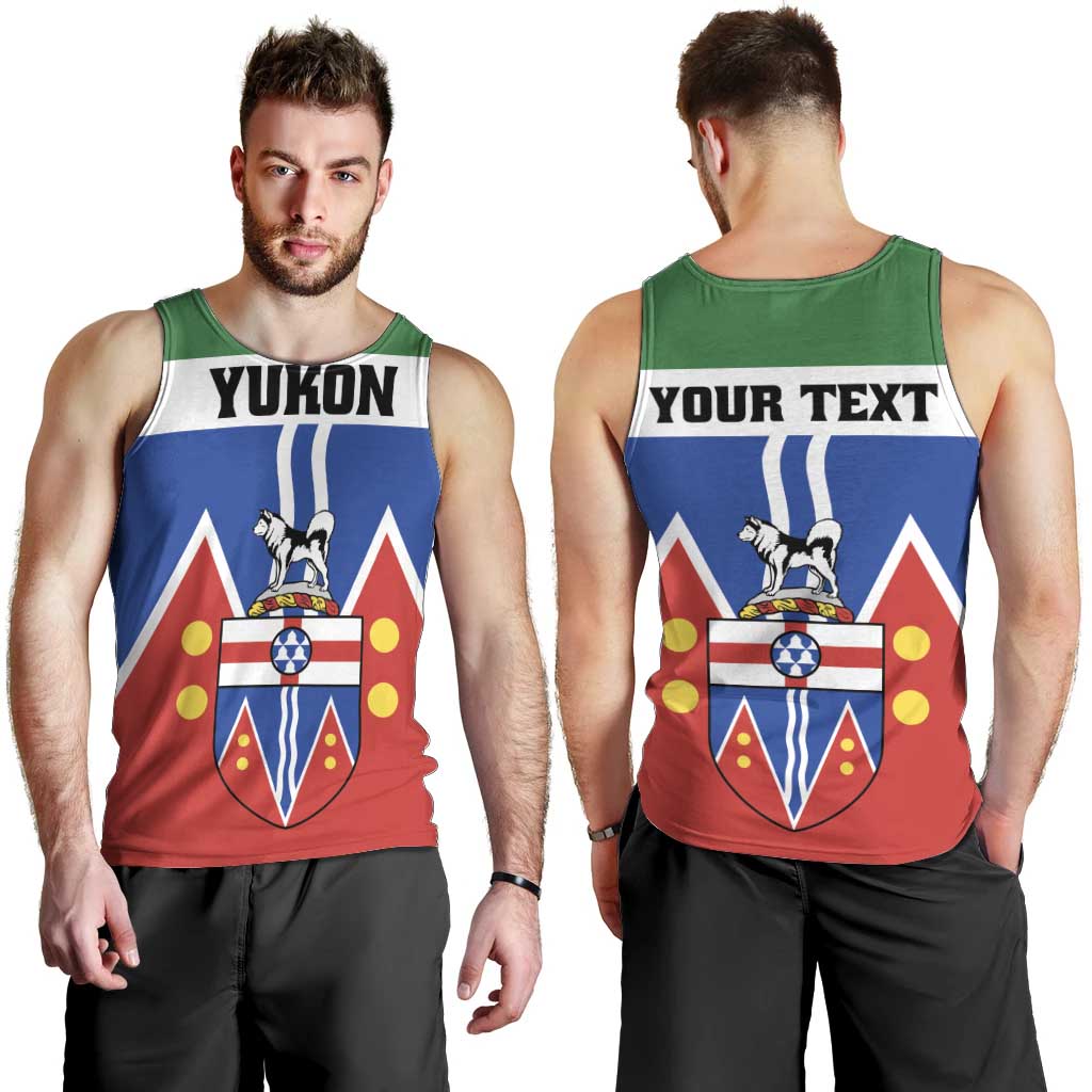 Personalized Canada Yukon Territories Men Tank Top Larger Than Life