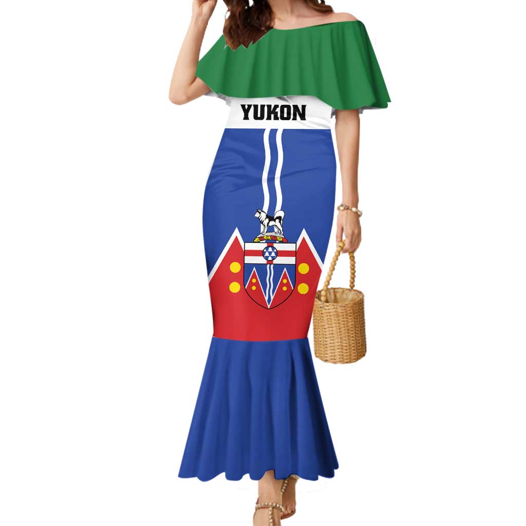 Personalized Canada Yukon Territories Mermaid Dress Larger Than Life