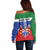 Personalized Canada Yukon Territories Off Shoulder Sweater Larger Than Life