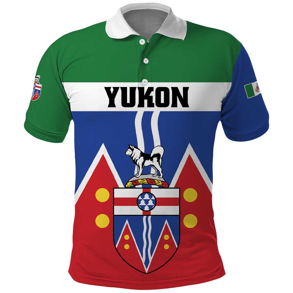 Personalized Canada Yukon Territories Polo Shirt Larger Than Life