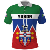 Personalized Canada Yukon Territories Polo Shirt Larger Than Life