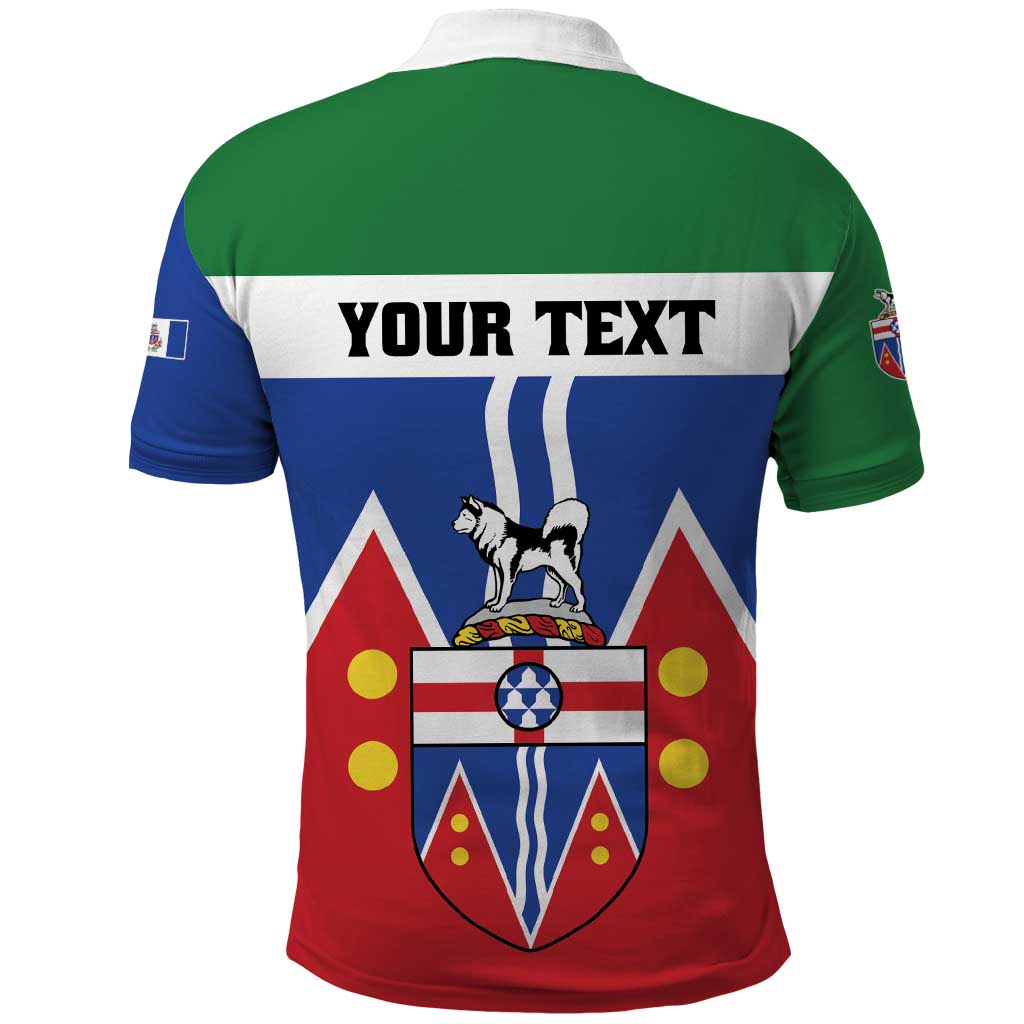 Personalized Canada Yukon Territories Polo Shirt Larger Than Life