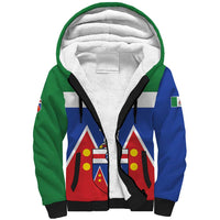 Personalized Canada Yukon Territories Sherpa Hoodie Larger Than Life
