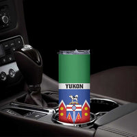 Personalized Canada Yukon Territories Skinny Tumbler Larger Than Life