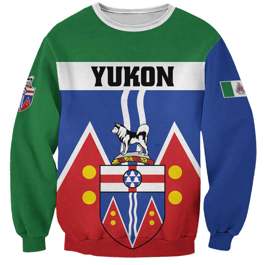 Personalized Canada Yukon Territories Sweatshirt Larger Than Life