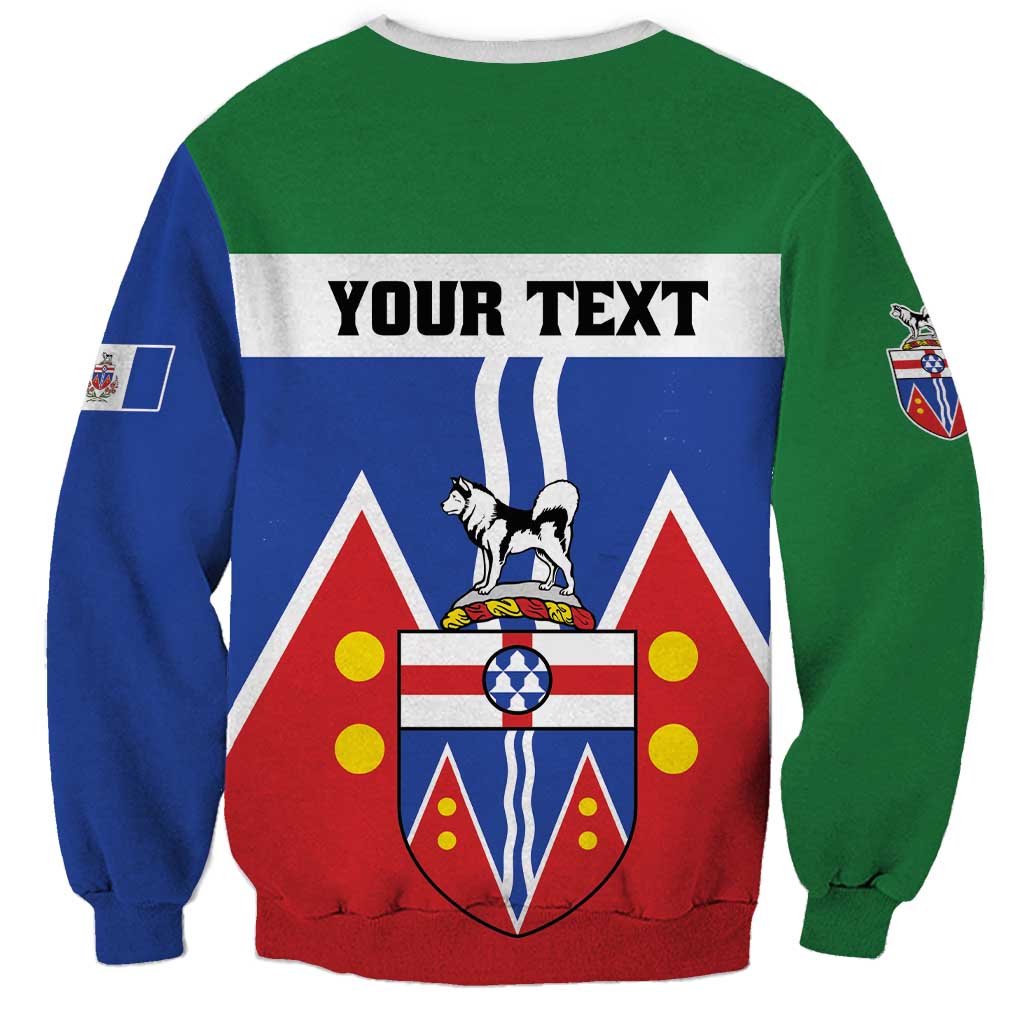 Personalized Canada Yukon Territories Sweatshirt Larger Than Life
