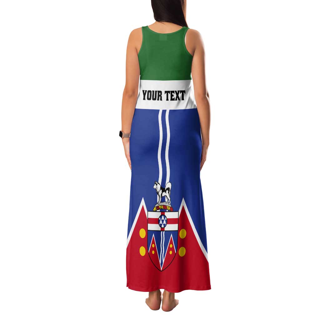 Personalized Canada Yukon Territories Tank Maxi Dress Larger Than Life