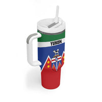 Personalized Canada Yukon Territories Tumbler With Handle Larger Than Life