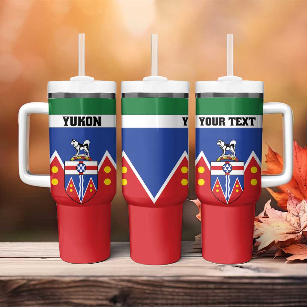 Personalized Canada Yukon Territories Tumbler With Handle Larger Than Life