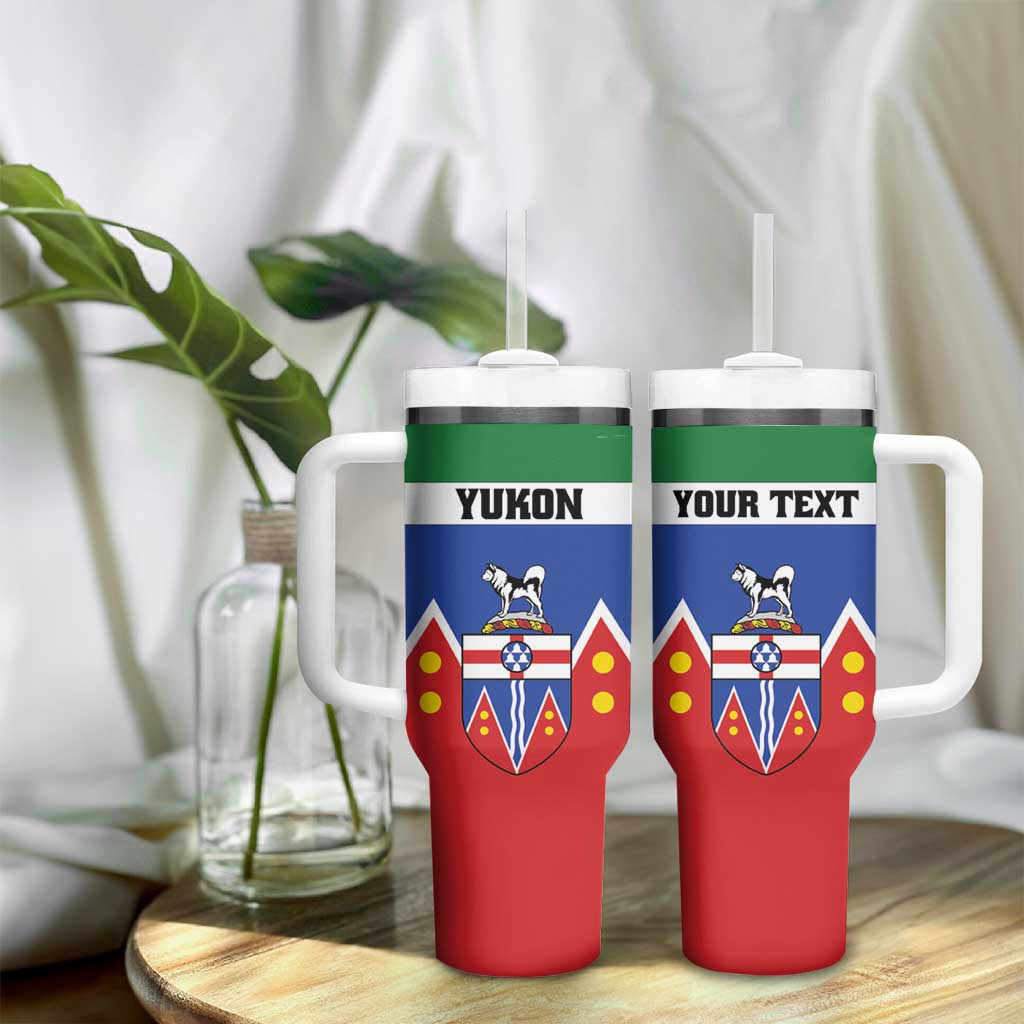 Personalized Canada Yukon Territories Tumbler With Handle Larger Than Life