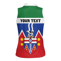 Personalized Canada Yukon Territories Women Sleeveless Polo Shirt Larger Than Life