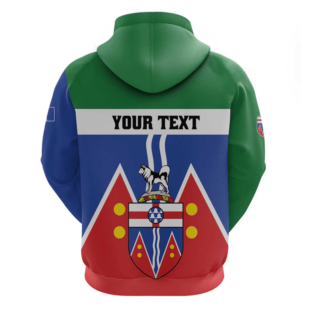 Personalized Canada Yukon Territories Zip Hoodie Larger Than Life