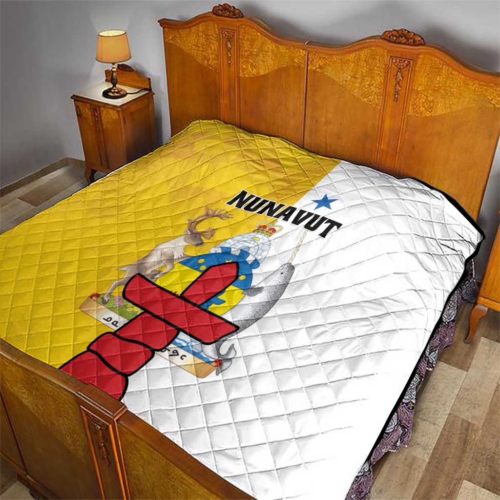 Canada Nunavut Territories Quilt Inuktitut Our Land Our Strength