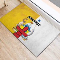Canada Nunavut Territories Rubber Doormat Inuktitut Our Land Our Strength