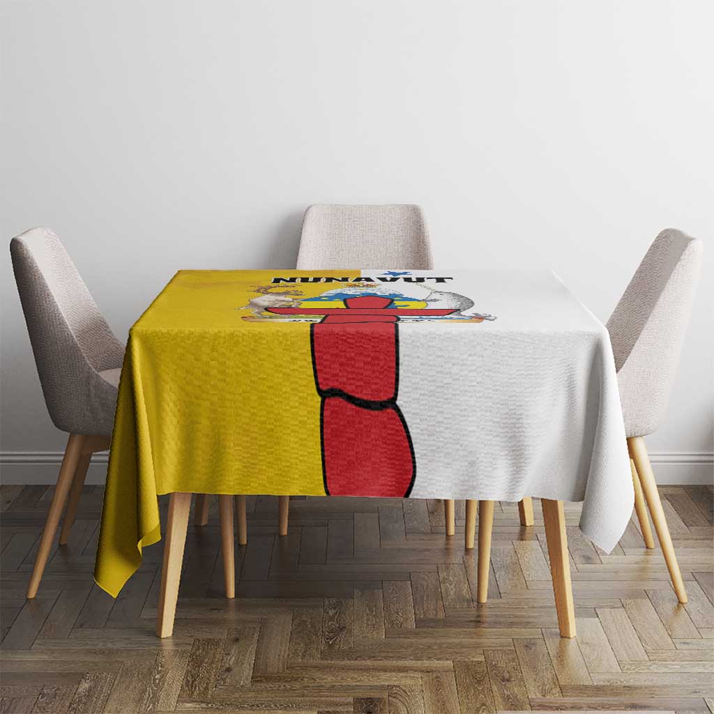 Canada Nunavut Territories Tablecloth Inuktitut Our Land Our Strength