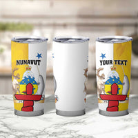Personalized Canada Nunavut Territories Tumbler Cup Inuktitut Our Land Our Strength