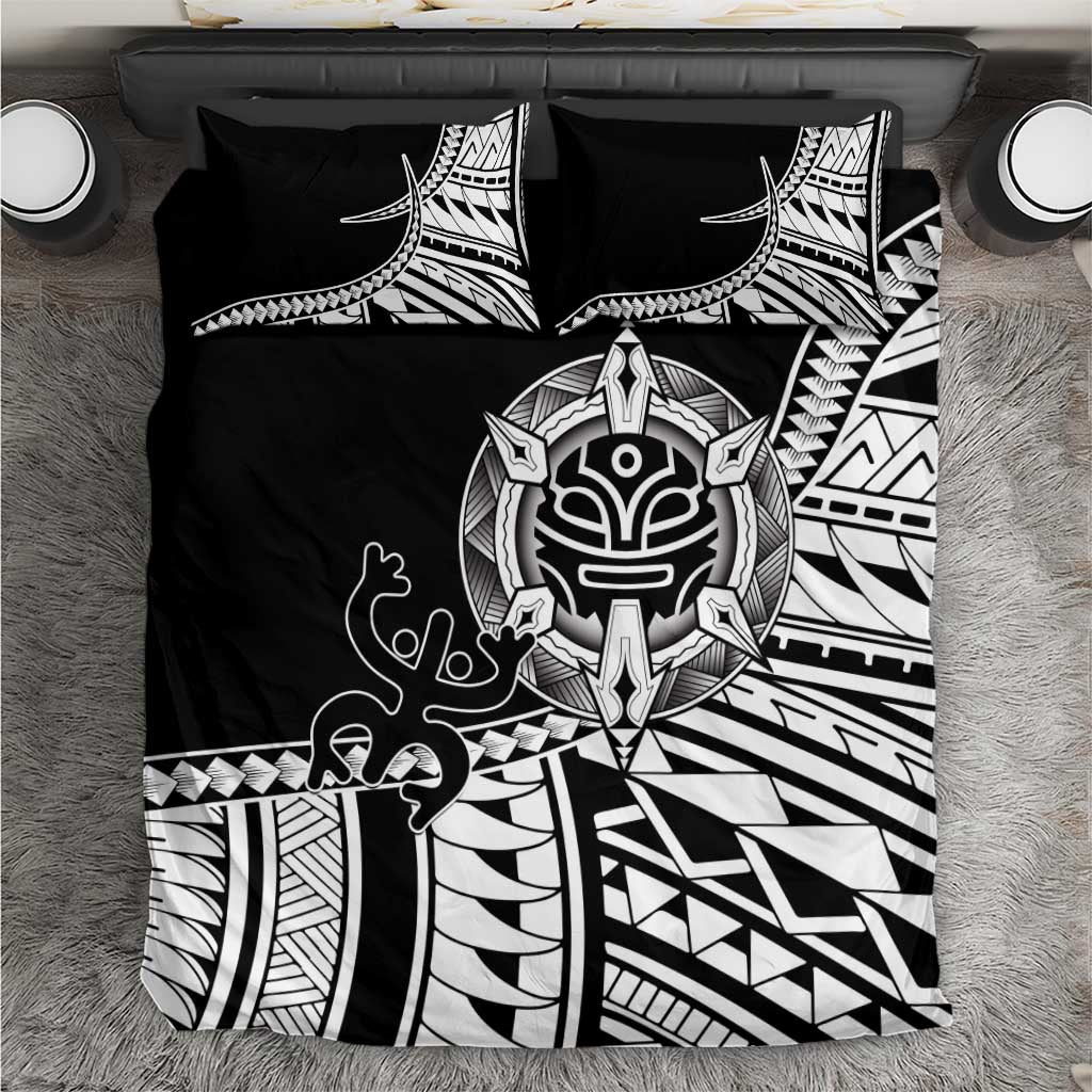 Taino Sun Traditional Tattoo Bedding Set Polynesian Pattern