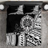 Taino Sun Traditional Tattoo Bedding Set Polynesian Pattern