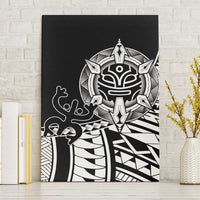 Taino Sun Traditional Tattoo Canvas Wall Art Polynesian Pattern