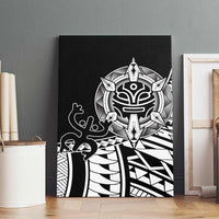 Taino Sun Traditional Tattoo Canvas Wall Art Polynesian Pattern