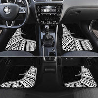 Taino Sun Traditional Tattoo Car Mats Polynesian Pattern