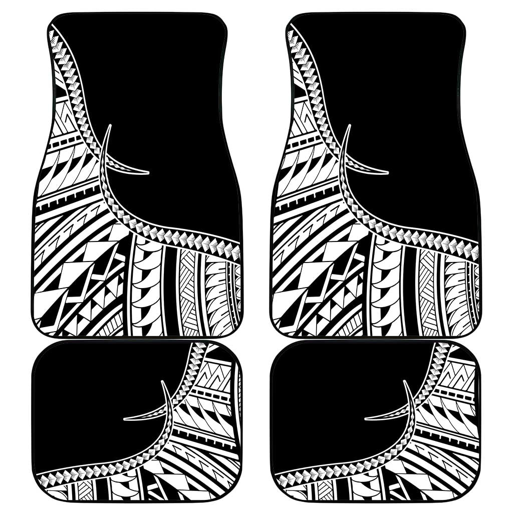 Taino Sun Traditional Tattoo Car Mats Polynesian Pattern